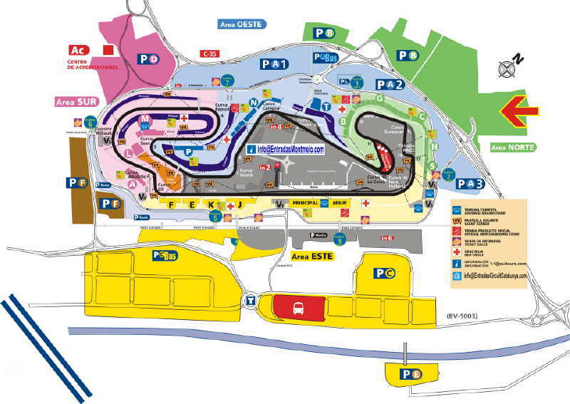 F1 PARKING CAMPINGCAR GP Barcelone Forfaits et billets GP Barcelone